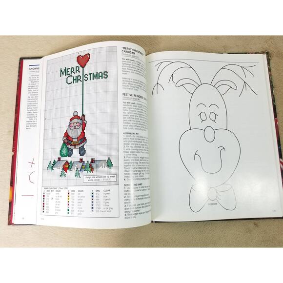 The Spirit Of Christmas Creative Holidays Ideas Book Eight Leisure Arts 1994 Vtg - Picture 14 of 16